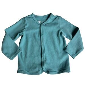 Adorable Teal Cotton Cardigan - 18-24 Months
